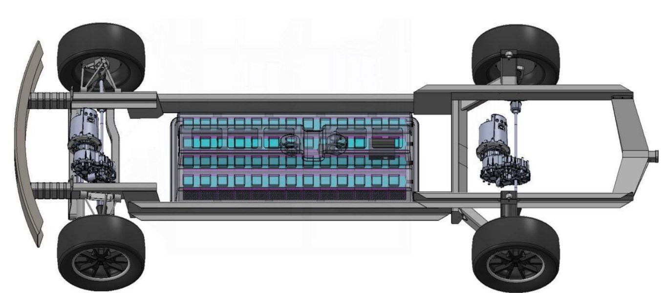 2021 Nikola Tesla Truck Engine