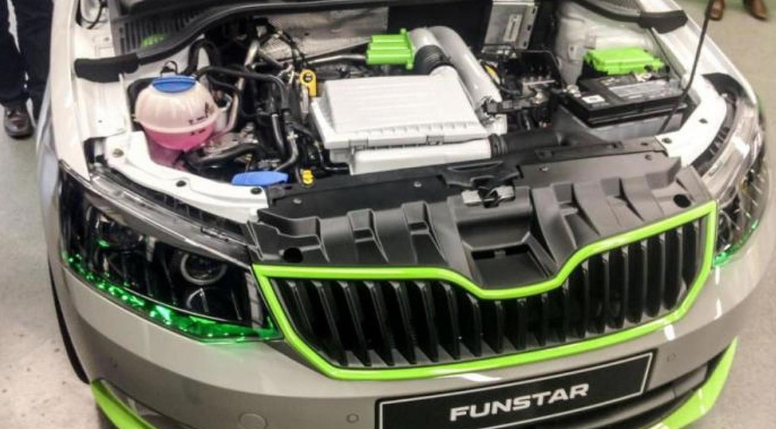 2021 Skoda Funstar Pickup Engine